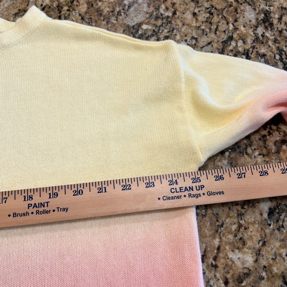 Cato Plus Size Dip Dye Ombre sunset Sweater - Picture 6 of 8